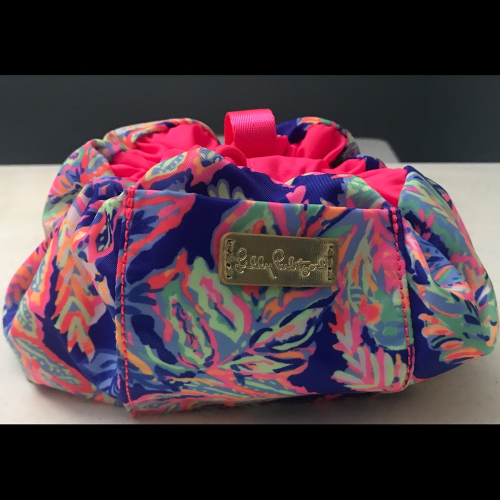 Lilly Pulitzer Sunset Safari Travel Make up Bag